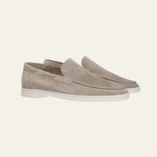 The Monaco Yacht Loafers Light Grey