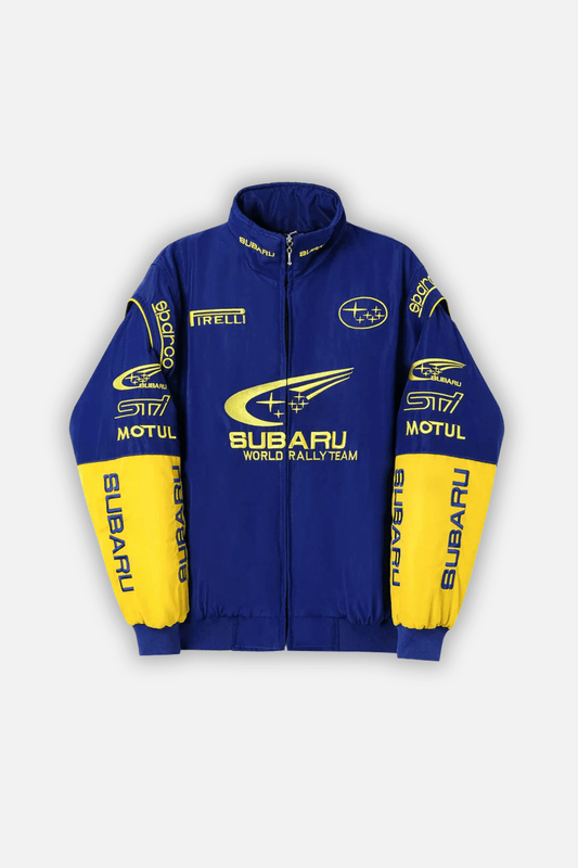 Subaru Rally Vintage Racing Jacket - Blue Edition